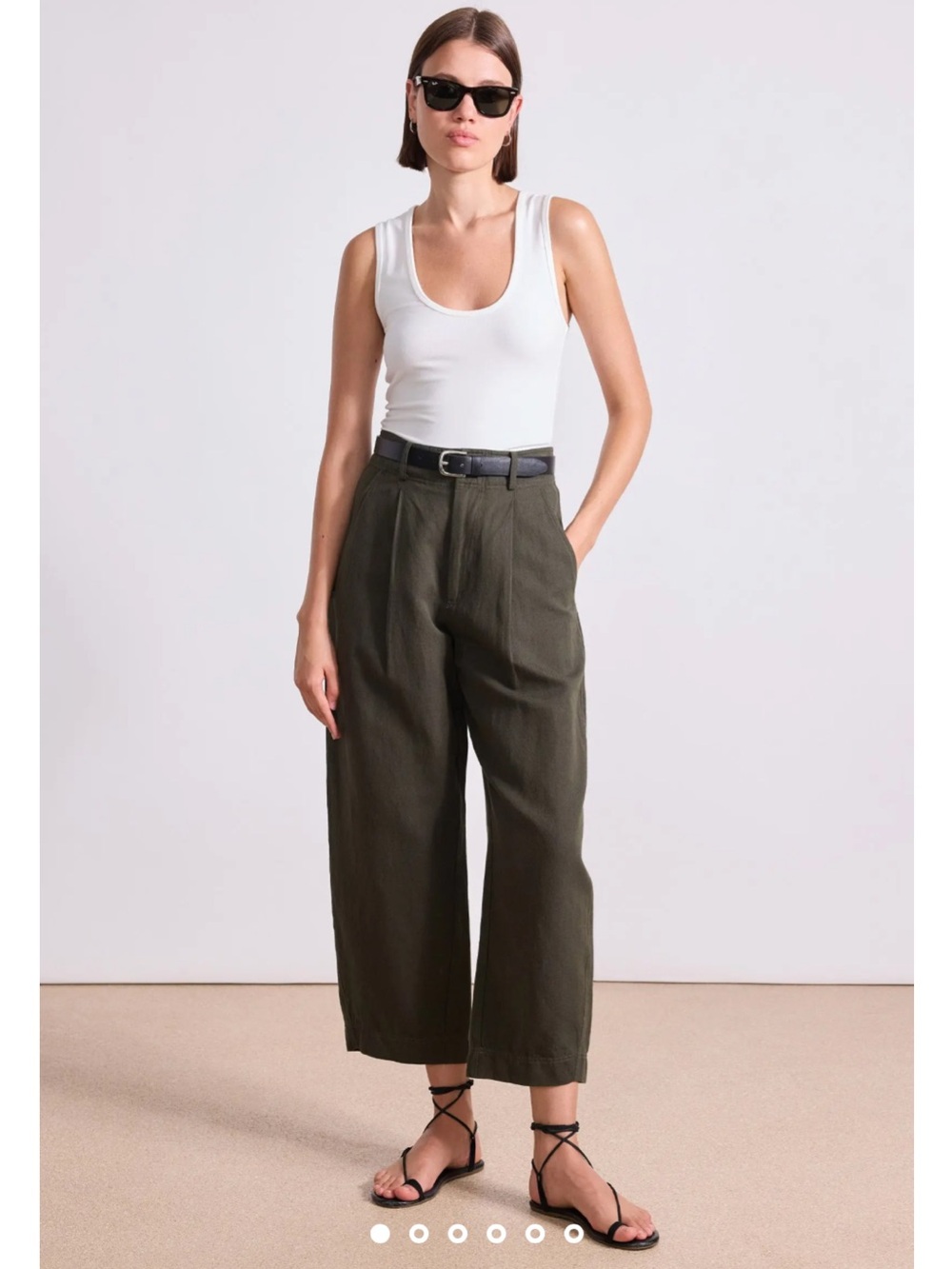 NWT Apiece Apart Bari Crop Trouser